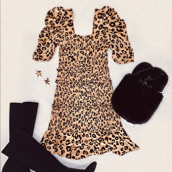 Olivaceous Dresses & Skirts - OLIVACEOUS SATIN PUFF DRESS